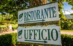 Das Restaurant des Agriturismo - Foto: Bethel Fath